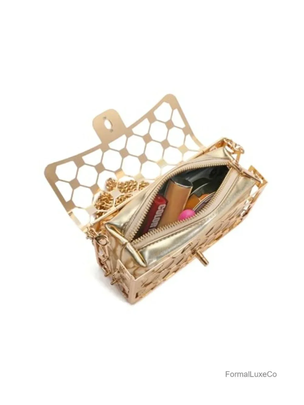 Velvet Evening Clutch Purse Metal Frame Wedding Party Bag